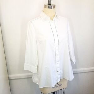 🌸 Kate Spade | Broome‎ Street White Buttondown shirt S